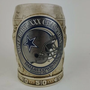 1996 Dallas Cowboys Super Bowl XXX Champions Stein Mug Rare - Picture 1 of 5