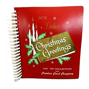 Vintage personalisierter Weihnachtskarten Katalog mit 21 Musterkarten 1978 Feiertage - Bild 1 von 12