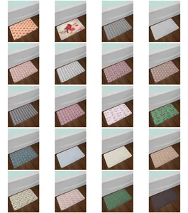 Shabby Chic Bath Mat Bathroom Decor Plush Non-Slip Mat 29.5" X 17.5" Ambesonne - Picture 1 of 103