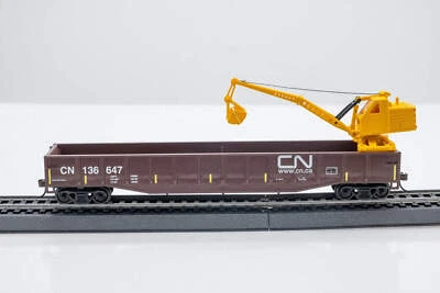 HO Con-Cor Gondolas with Crane - Canadian National - Image 1 of 4