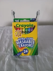 Crayola Ultra Clean Washable Crayons - 24/Pkg - Imagen 1 de 1
