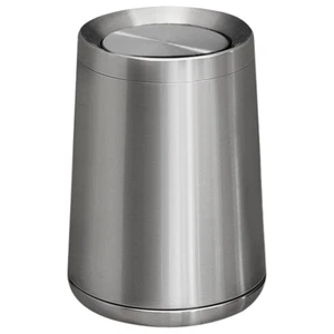 10 L/2.6Gallen,Swing Lid Trash Can,Brushed Stainless Steel Garbage Can with Flip - Picture 1 of 7