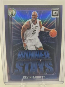Óptica Panini Donruss 2024-25 - Estancias ganadoras - Kevin Garnett #17 púrpura Prizm - Imagen 1 de 2