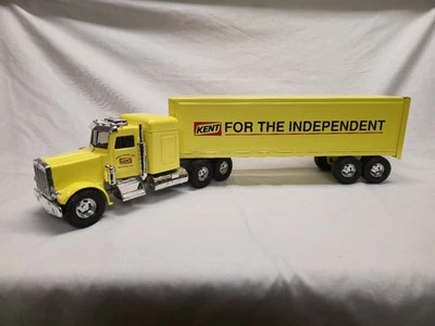 Remolque semirremolque Ertl Kent Feeds amarillo fundido a presión Foto 1 de 4