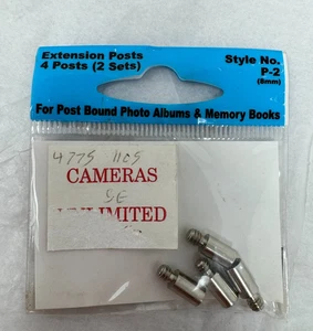 Álbumes de fotos y libros de memoria poste de extensión 4 postes estilo PS-4 nuevo en paquete - Imagen 1 de 4