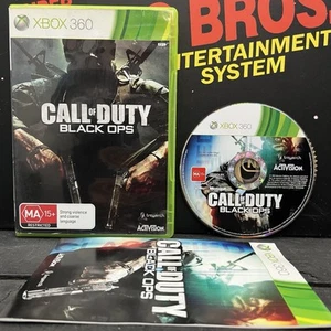 Call Of Duty Black Ops W.Manual Microsoft Xbox 360 PAL TESTED FREE TRACKED POST - Imagen 1 de 12
