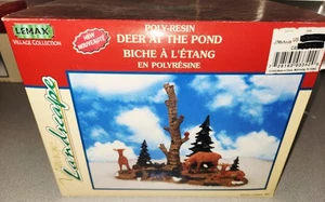 Lemax Deer At The Pond Accessory New - Picture 1 of 3