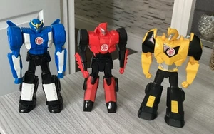 Transformers Robots In Disguise 2015 warriors - Strongarm Bumblebee & Sideswipe - Picture 1 of 8