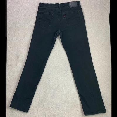 Levis 541 Jeans Mens 35x36 (fits 36x34) Black Athletic Fit Stretch Straight Leg - Image 1 of 4