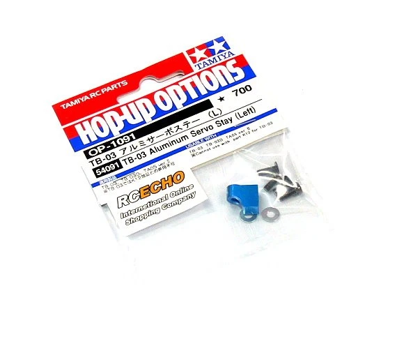 TAMIYA Hop-Up Options TB-03 Aluminum Servo Stay (Left) OP-1091 54091 - Image 1 of 1