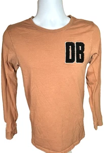 Dutch Bros Coffee "DB" Varsity Patch Langarmshirt - Größe Small - rostbraun - Bild 1 von 9