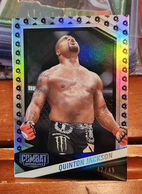 2025 Panini Combat Anthology Quinton Rampage Jackson Ring Bell Parallel SSP  - Image 1 of 3
