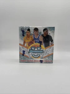 2024-25 Bowman Chrome U Basketball Mega Box Factory Sealed (Green Shimmer) - Picture 1 of 3