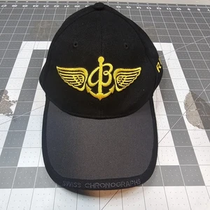 Breitling Cap Hut Riemen hinten 1884 Logo bestickt Swiss Anchor Wings Chrono - Bild 1 von 8