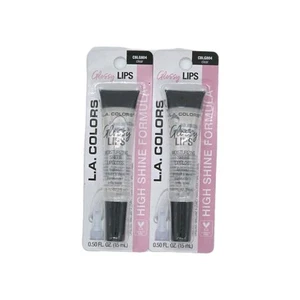 L.A. Colors Glossy Lips Sheer Lipgloss CBLG804 Clear 2 Stück - Bild 1 von 6