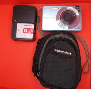 Sony Cyber-shot DSC-W120 7.2MP Compact Digital Camera Blue Tested++ - Picture 1 of 14