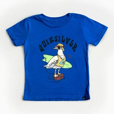 Quiksilver Toddler Boys Seagull Patrol Logo T-Shirt Short Sleeve Size 4T *READ* - Image 1 of 4