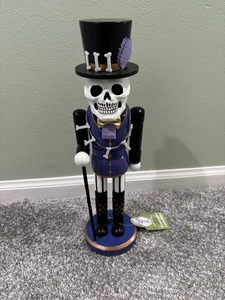 Halloween Skeleton Voodoo Nutcracker 15" New With Tags - Picture 1 of 6