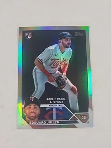 2023 Topps Update Series Rookie Debut Rainbow Foil #US46 Edouard Julien RC - Picture 1 of 2