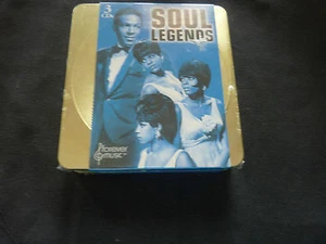SOUL LEGENDS SEALED 3 X CD BOXSET IN TIN CASE! SUPREMES MARVIN GAYE CONTOURS - Picture 1 of 2