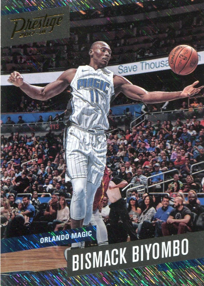 2017-18 PRESTIGE RAIN PARALLELS BISMACK BIYOMBO ORLANDO MAGIC - Image 1 of 2