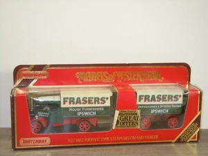 1922 Foden C Type Steam Wagon and Trailer - Matchbox Y-27 in Box *56769 - Bild 1 von 3