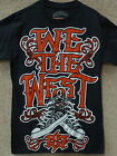 187 Inc Men T-shirt "We the West" -- Color Black /Red , Size S