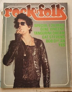 Rock & Folk No.109 1976 French Rock/Punk mag LOU REED Special Yes Dylan T.Dream - Picture 1 of 11