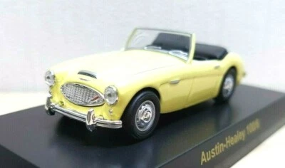 1/64 Kyosho AUSTIN HEALEY 100/6 CREAM diecast car model  - Image 1 of 3