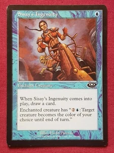 Magic The Gathering PLANESHIFT SISAY'S INGENUITY blue card MTG - Picture 1 of 2