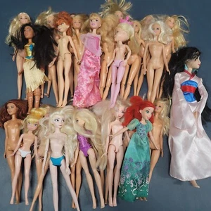 Barbie Puppe und Disney Konvolut 28 Fashionistas Modepuppe Mattel Großhandel - Bild 1 von 23