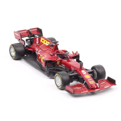 BBurago 1/43 Tucan GP Ferrari SF1000 #5 Sebastian Vettel 2020 F1 Model Car Toy - Image 1 of 4