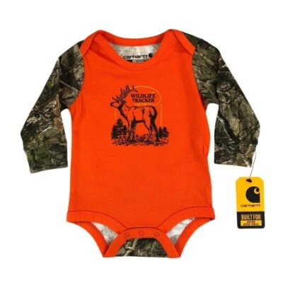 Body Carhartt Ciervo Vida Silvestre Rastreador Camuflaje Caza Naranja 3M NUEVO con Etiquetas Foto 1 de 4