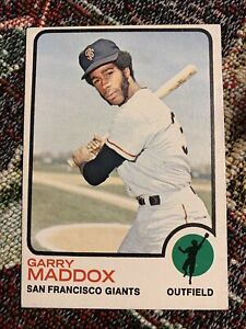 1973 Topps Gary Maddox #322 Rookie Vintage Baseball Card RC SF Giants Sharp