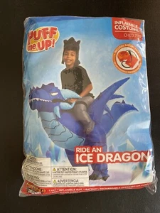 Spooktacular Creations Halloween aufblasbares Kostüm Fahrt Eisdrache Kind 7-10 - Bild 1 von 7