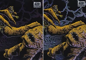 Star Wars 2021 cromado Galaxy Base & Refractor #75 Rancor - Imagen 1 de 1