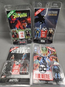 McFarlane DC Page Punchers Figure & Comics New Open Box Blue Beetle Batman Spawn - Picture 1 of 20