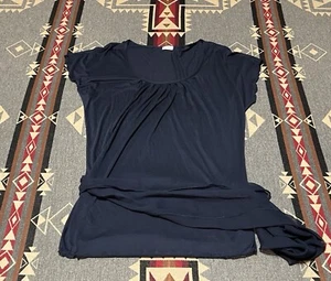Camicia Intimissimi in maglia di seta taglia S avorio drappeggio manica corta donna T2 - Foto 1 di 8