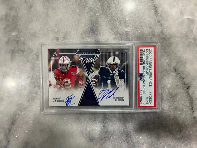 2020 Luminance YEAR ONE DUAL ON CARD AUTOS J.K. Dobbins & KJ Hamler RARE PSA 9 - Image 1 of 2