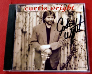 Curtis Wright "CURTIS WRIGHT" 1992, Liberty Signed CD cover with Provenance NM - Imagen 1 de 9