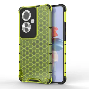 For OPPO Reno 11F 5G Stylish Durable Shockproof Case Honeycomb Pattern Cover - Picture 1 of 19