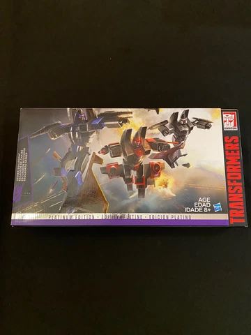 Transformers New Seeker Squadron Platinum Edition Reissue Dirge Thrust Ramjet Cover