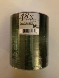 100 pack CD-R Data Compact Discs 80 min/700mb Silver Computer Burning NEW Sealed - Picture 1 of 4
