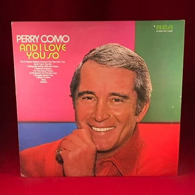 PERRY COMO And I Love You So 1973 UK VINYL LP For the Good Times Chet Atkins - Bild 1 von 4