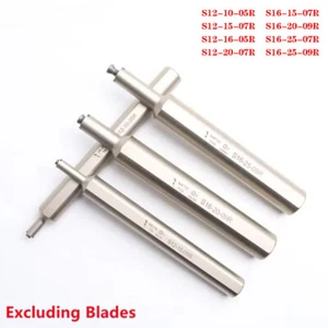 S12 S16 10-25 Internal Round Grooving Tool For 05GR-09GR Slotting Cutter Inserts - Picture 1 of 13