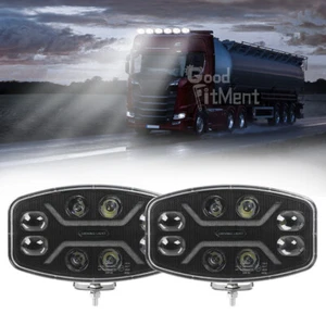 2Pcs 10" LED Work Light Spot Lights Driving Lamp For Trucks Offroad Car ATV SUV - Picture 1 of 14