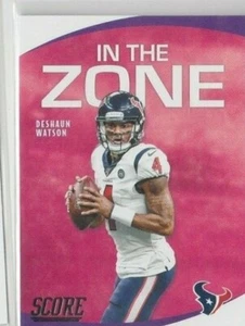 DESHAUN WATSON '20 SCORE-IN THE ZONE INSERTO-CONTRATTIAMO-MANDAMI UN'OFFERTA OGGI! - Foto 1 di 12