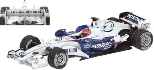 BMW Sauber F1.06 Gp. Brasile 17 Robert Kubica 2006, MINICHAMPS 1/43 Ed.ltda - Immagine 1 di 1