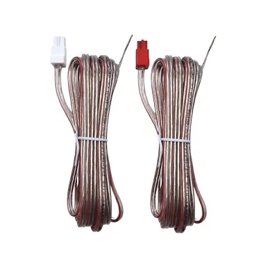 2x 3m Meter Speaker Cable  Red Gray For Sony Home Audio Theater System - Image 1 of 2