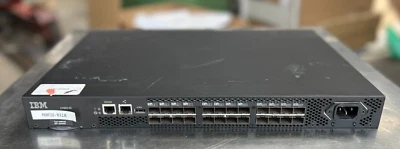 IBM 249824E 24-PORT 8GB Fibre Channel SAN Switch l 2498-B24/24E - Image 1 of 3